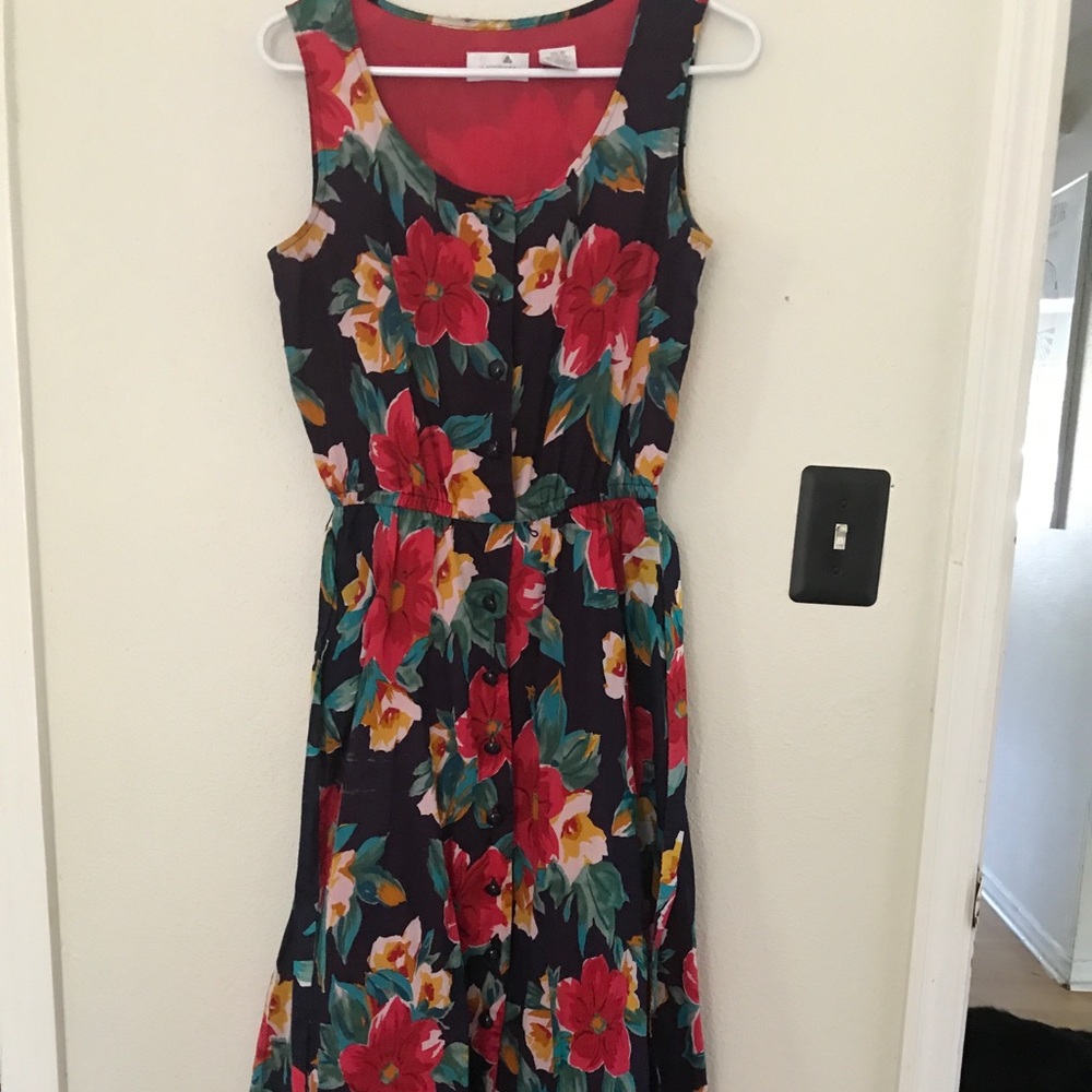Spring fling floral dress